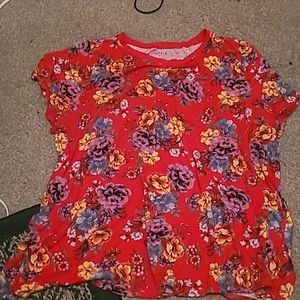 Torrid floral tee 5
